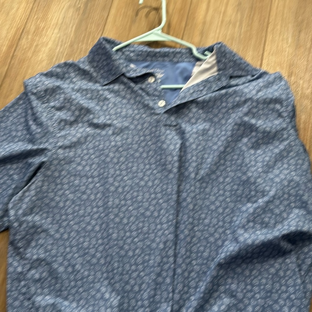 Straight down golf polo